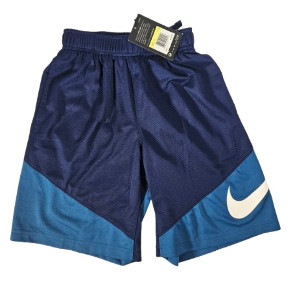 Nike Blue Shorts Boys Small Two Toned Athletic NEW Dri-Fit